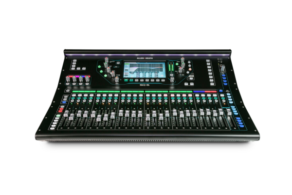 SQ6 DIGITAL MIXER-48 INPUT CHANNELS, 96KHZ XCVI FPGA PROCESSING, 25 FADERS/6 LAYERS